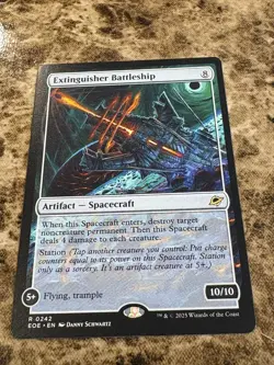 EXTINGUISHER BATTLESHIP Magic MTG Edge of Eternities - Image 1
