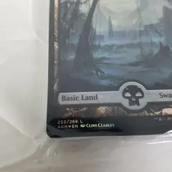 MTG Amonkhet Sealed Promo Pack Foil Full Art Various Basic Lands 2017 Open House - Image 5