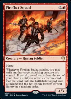 Fireflux Squad - Light Play MTG Commander 2020 Ikoria - Image 1