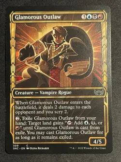 MTG Glamorous Outlaw (Showcase), NM-Mint, (SNC #309) Regular - Image 1