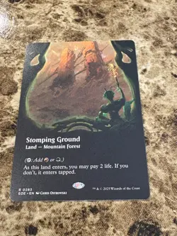 STOMPING GROUND Magic the Gathering MTG Edge of Eternities Borderless - Image 1