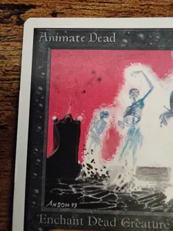 MTG Animate Dead NM/VLP+ ⭐UNLIMITED (2nd) Edition ⭐10 HQ PICS! ⭐1993 Magic - Image 3