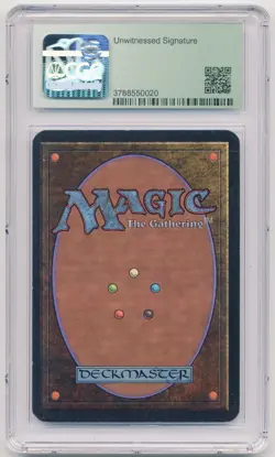 Graded Silver Signed Copper Tablet CGC 7 Alpha Artist Amy Weber 1993 MTG Magic! - Image 2