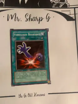 VOREILIGES BEGRABNIS - 1. AUFLAGE SD4-DE017 DEUTSCH Yu-Gi-Oh! CARD COMMON GAME - Image 3