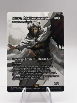 Minwu, Rebellion Strategist Mangara, the Diplomat 0025 Final Fantasy FCA MTG NM - Image 1