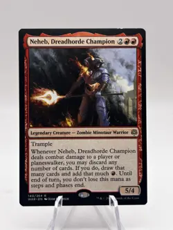 Neheb, Dreadhorde Champion 140/264 War of the Spark WAR MTG LP - Image 1