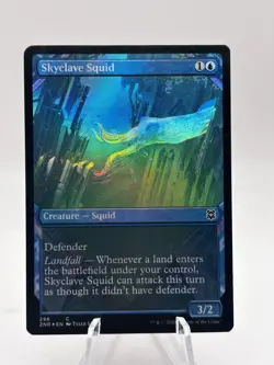 Skyclave Squid 296 Foil Showcase Zendikar Rising ZNR MTG LP - Image 1