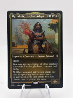 Dynaheir, Invoker Adept 543 Foil Etched Commander Legends Baldur’s Gate MTG NM - Image 1