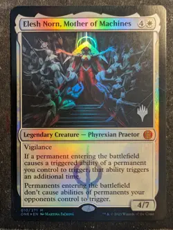 Elesh Norn Mother of Machines - Foil Promo Pack - Phyrexia All Will Be One (MTG) - Image 1