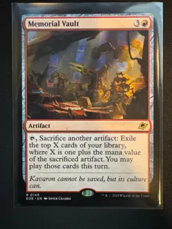 Memorial Vault - MTG EoE - 0145 - (NONFOIL) - Image 1