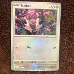 Noibat 090/131 Poke Ball Pattern Reverse Pokemon TCG Prismatic Evolutions NM - Image 1