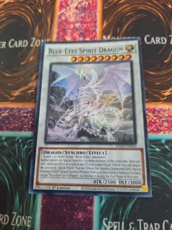 Yugioh Blue-Eyes Spirit Dragon RA02-EN030 Super Rare 1st Edition Near Mint - Image 1