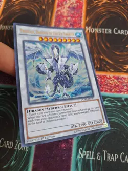 Yugioh Trishula, Dragon of the Ice Barrier DUDE-EN014 Ultra Rare 1st Edition NM - Image 2