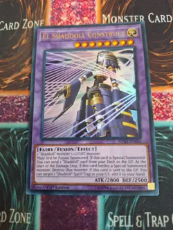 Yugioh El Shaddoll Construct SDSH-EN046 Ultra Rare 1st Edition Near Mint - Image 1