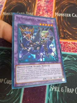 Yugioh El Shaddoll Winda SDSH-EN047 Super Rare 1st Edition Near Mint - Image 2
