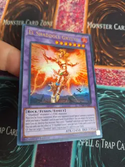 Yugioh El Shaddoll Grysta SDSH-EN041 Ultra Rare 1st Edition Near Mint - Image 2