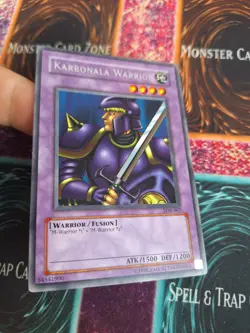 Yugioh Karbonala Warrior LOB-067 Rare OG Unlimited Near Mint - Image 2