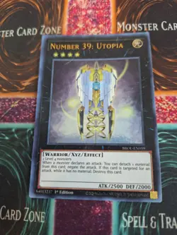 Yugioh Number 39: Utopia BROL-EN059 Ultra Rare 1st Edition Near Mint - Image 1