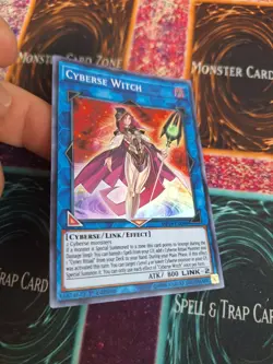 Yugioh Cyberse Witch MP19-EN098 Super Rare 1st Edition Near Mint - Image 2