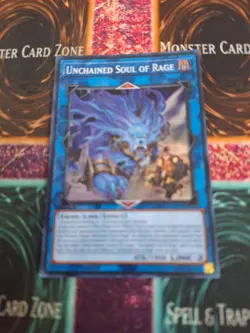 Yugioh Unchained Soul of Rage RA02-EN041 Super Rare 1st Edition Near Mint - Image 1