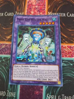 Yugioh Prank-Kids Weather Washer HISU-EN018 Super Rare 1st Edition Near Mint - Image 1