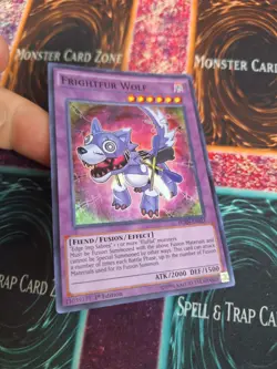 Yugioh Frightfur Wolf FUEN-EN021 Super Rare 1st Edition Near Mint - Image 2