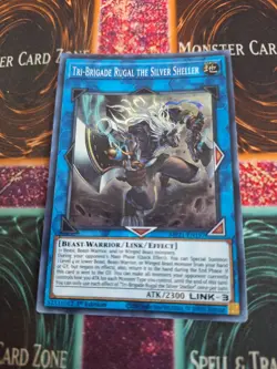 Yugioh Tri-Brigade Rugal the Silver Sheller MP21-EN197 Super Rare 1st Edition NM - Image 1