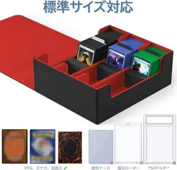 Card Deck Storage Box 1800 Card Deck Holder Box Trading Card Storage Box Magnet - Image 3