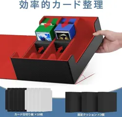 Card Deck Storage Box 1800 Card Deck Holder Box Trading Card Storage Box Magnet - Image 4