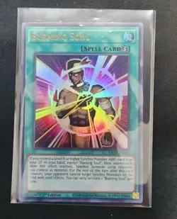 Burning Soul ERROR HOLO BLEED KICO-EN020 Yu-Gi-Oh! TCG Card Near Mint NM - Image 1
