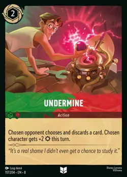 Undermine #117 Uncommon | Lorcana: Reign of Jafar Card - Image 1