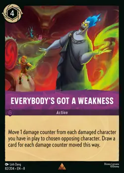 Everybody's Got a Weakness #82 Rare | Lorcana: Reign of Jafar Card - Image 1