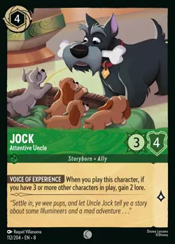 Jock - Attentive Uncle #112 Common | Lorcana: Reign of Jafar Card - Image 1