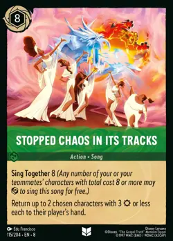 Stopped Chaos in Its Tracks #115 Uncommon | Lorcana: Reign of Jafar Card - Image 1