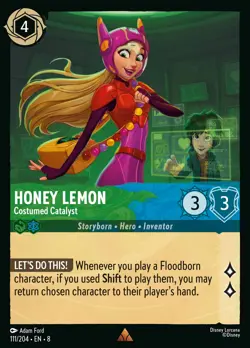 Honey Lemon - Costumed Catalyst #111 Rare | Lorcana: Reign of Jafar Card - Image 1