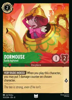 Dormouse - Easily Agitated #103 Uncommon | Lorcana: Reign of Jafar Card - Image 1