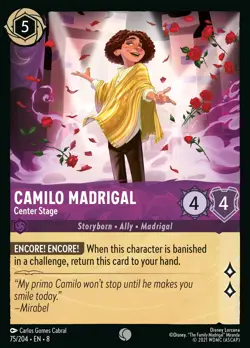 Camilo Madrigal - Center Stage #75 FOIL Common | Lorcana: Reign of Jafar Card - Image 1