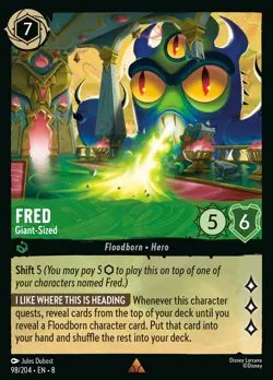 Fred - Giant-Sized #98 Rare | Lorcana: Reign of Jafar Card - Image 1