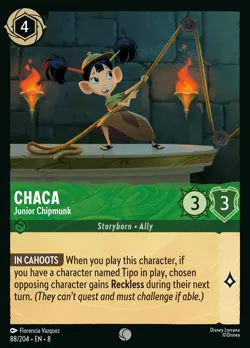 Chaca - Junior Chipmunk #88 Common | Lorcana: Reign of Jafar Card - Image 1