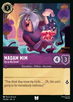 Madam Mim - Up to No Good #59 Uncommon | Lorcana: Reign of Jafar Card - Image 1