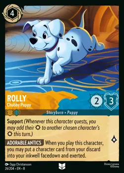 Rolly - Chubby Puppy #26 Uncommon | Lorcana: Reign of Jafar Card - Image 1