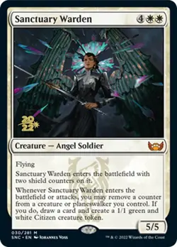 MTG Foil - Sanctuary Warden - 30 / NM / English - Image 1