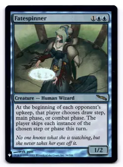 Fatespinner LP The List Reprints Mirrodin 36/306 MTG Foil - Image 1