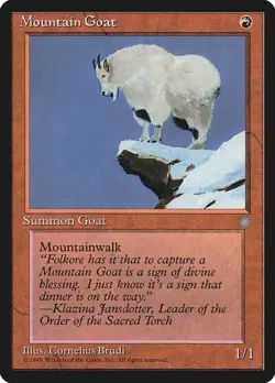 MTG - Mountain Goat - Ice Age - X1 - (NM) - - Image 1