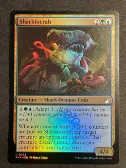 MTG Sharktocrab, NM-Mint, (RVR #0222) Foil - Image 1