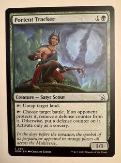Portent Tracker (201) March of the Machine MOM MTG Magic - Image 1