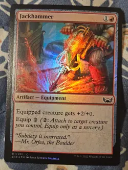 Jackhammer FOIL Streets of New Capenna MTG magic - Image 1