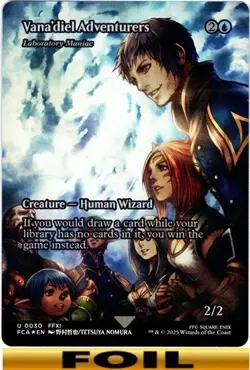 1x - Vana'diel Adventurers [Laboratory Maniac] - FOIL SHOWCASE - FCA NM MTG - Image 1
