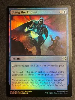 MTG Bring the Ending, NM-Mint, (ONE #044/271) Foil - Image 1