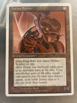 Yotian Soldier MTG Core Set 4th Edition Regular - Image 1